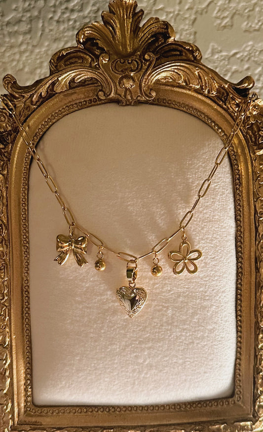 Hope Charm Necklace - 18k Gold Plated