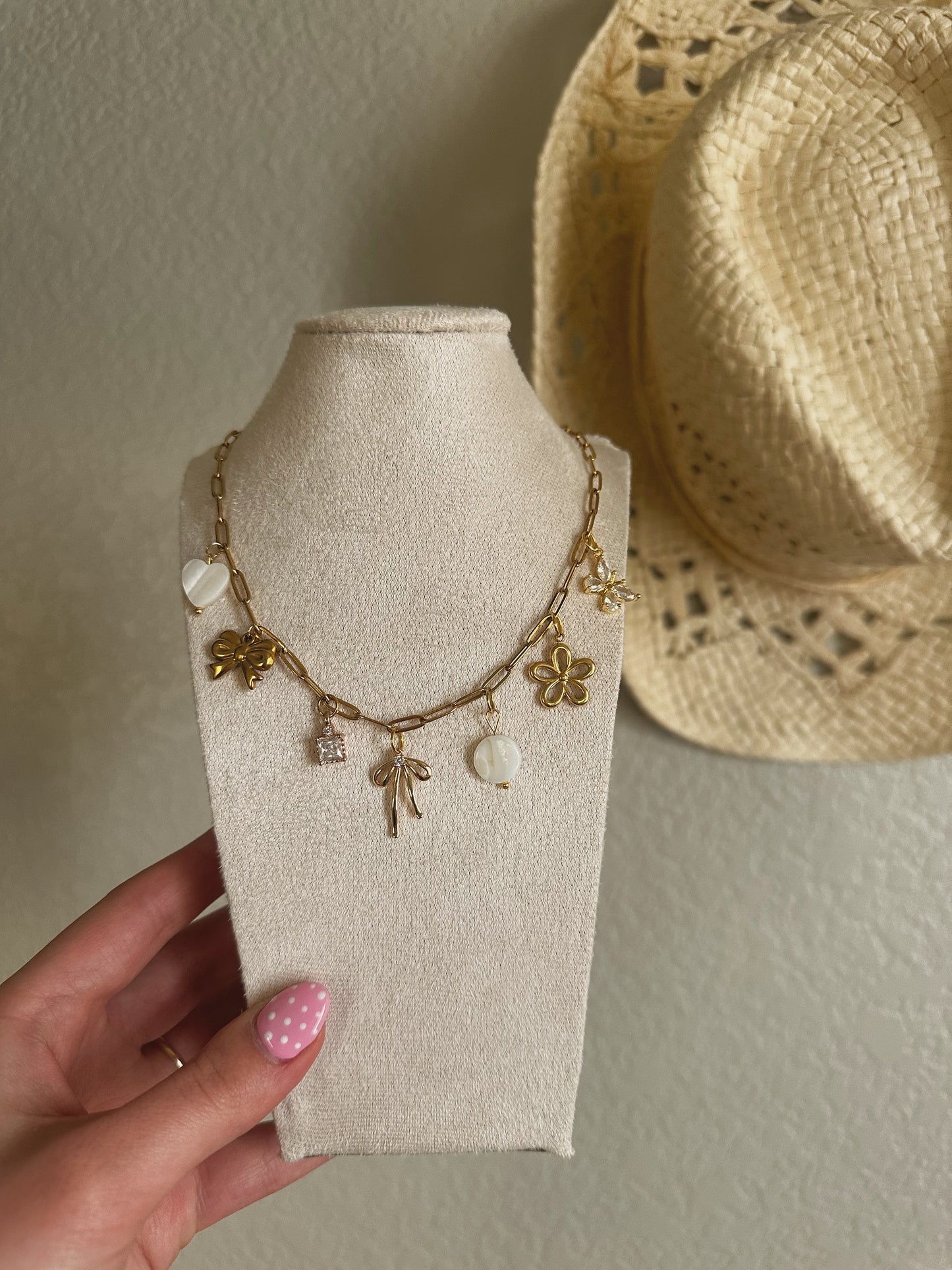 Dreamy Charm Necklace - 18k Gold Plated